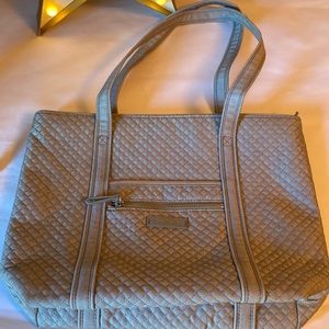 RARE Vera Bradley Iconic Small Vera Denim Tote Bag Retired